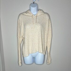 Roxy Cream Knit Hoodie